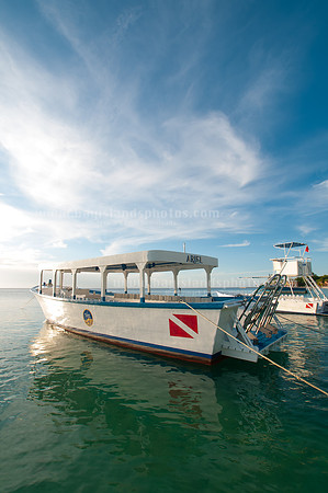 Dive boat.